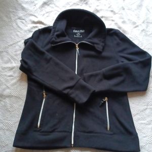 CALVIN KLEIN Performance Fleece Jacket | Black | Size Large